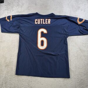 Chicago Bears Jay Cutler Jersey Mens XL Navy #6 NFL Team Apparel
